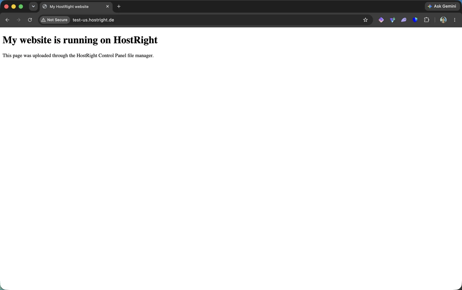 Domain HTTP Access