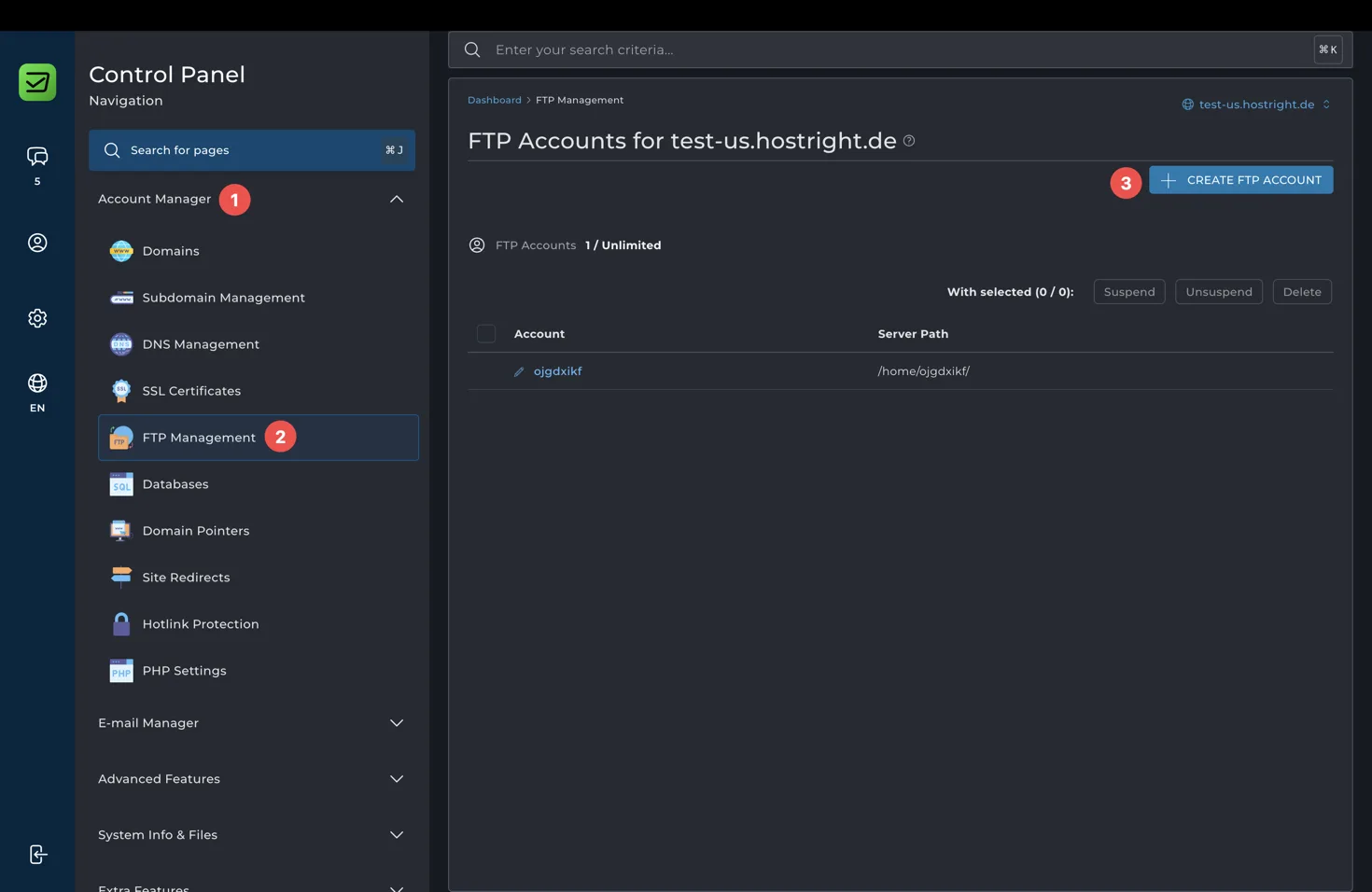 Open FTP Management